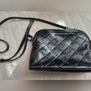 Michael Kors Black Quilted Crossbody Bag